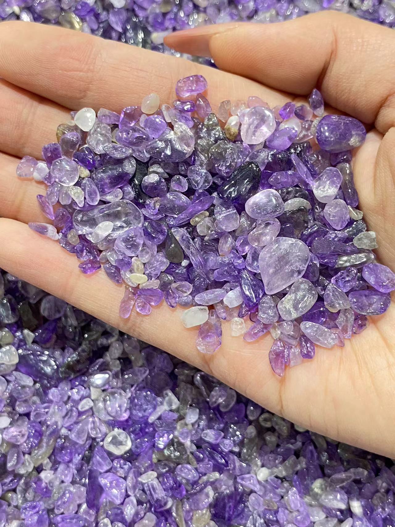 Amethyst chips