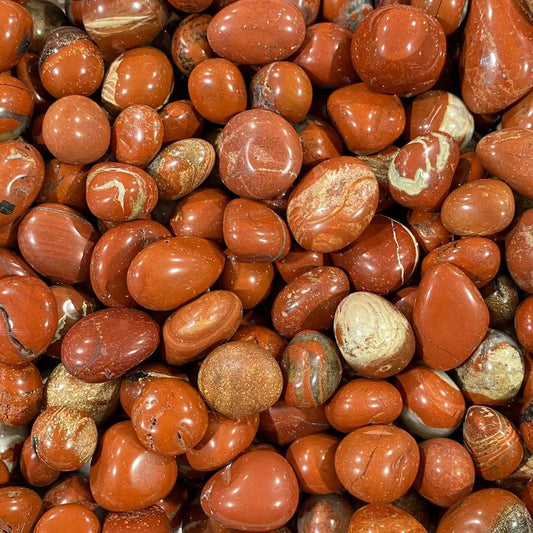 Red jasper tumbles