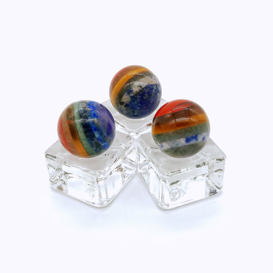 Crystal chakra small spheres